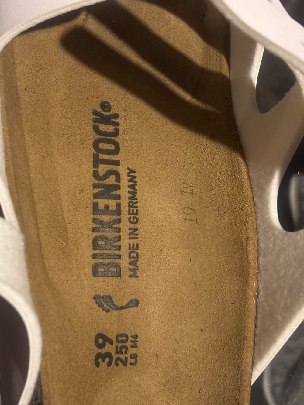 Florida Birkenstock 💅 White 3-Strap Buckle Slide Sandals 6 6.5 7 7.5 8 8.5 9 NEW - Picture 12 of 15